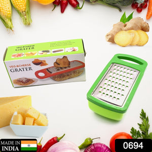 Cheese Grater / Slicer / Chopper With Stainless Steel Blades