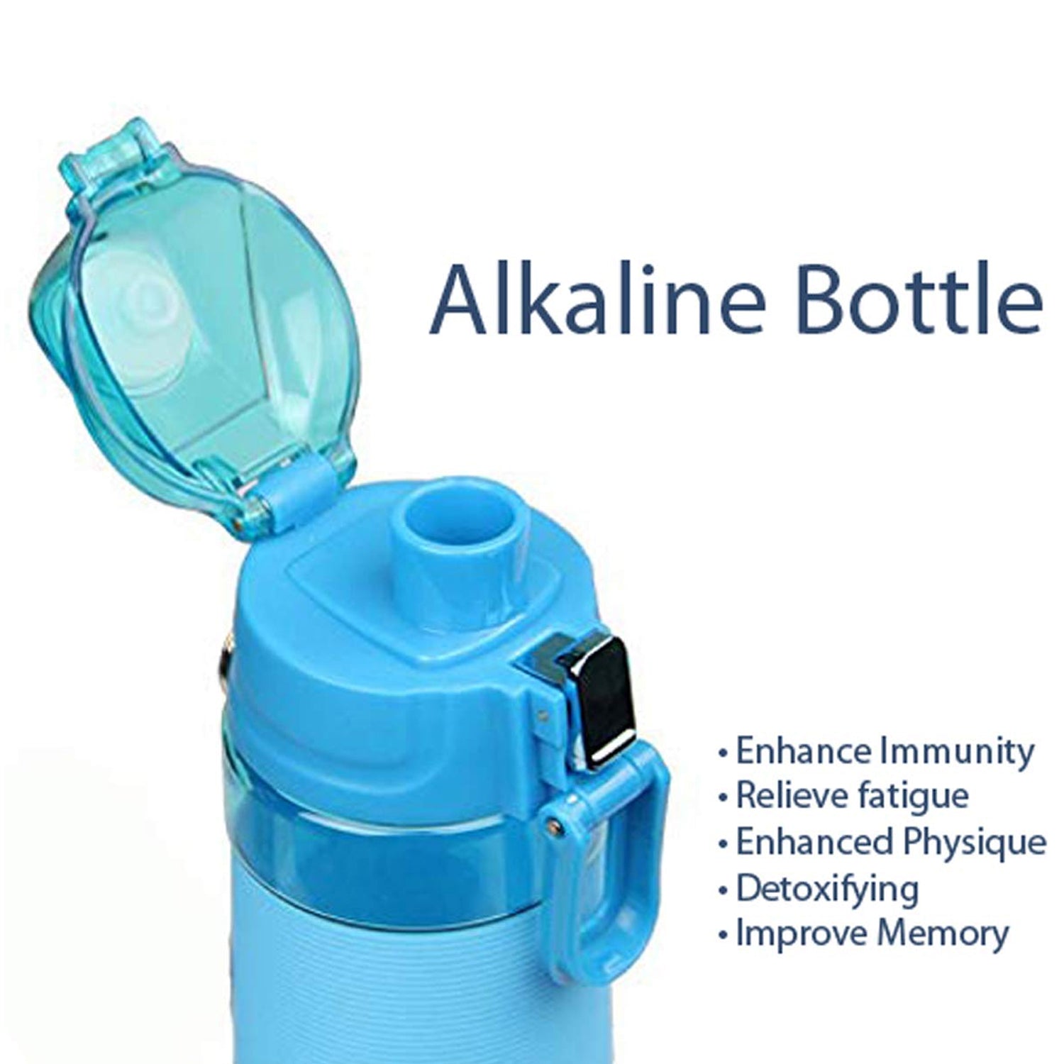 6480 Alkaline Water Bottle, with Food Grade Plastic, Stylish and Portable 