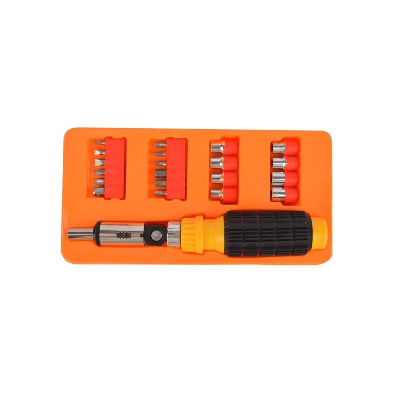 9174 Screwdriver Set, Steel 21 in 1 with 20 Screwdriver Bits 