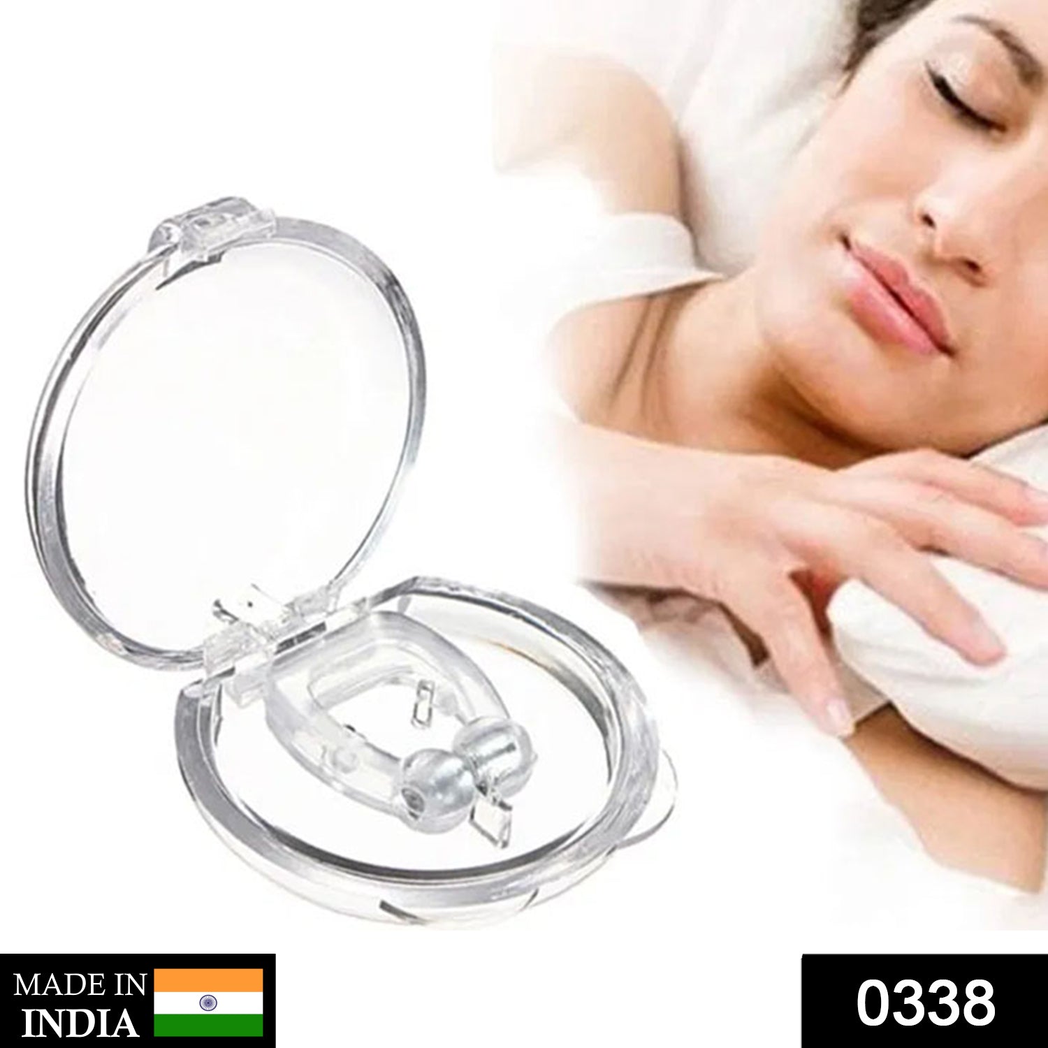 338 Snore Free Nose Clip (Anti Snoring Device) - 1pc Save Karo