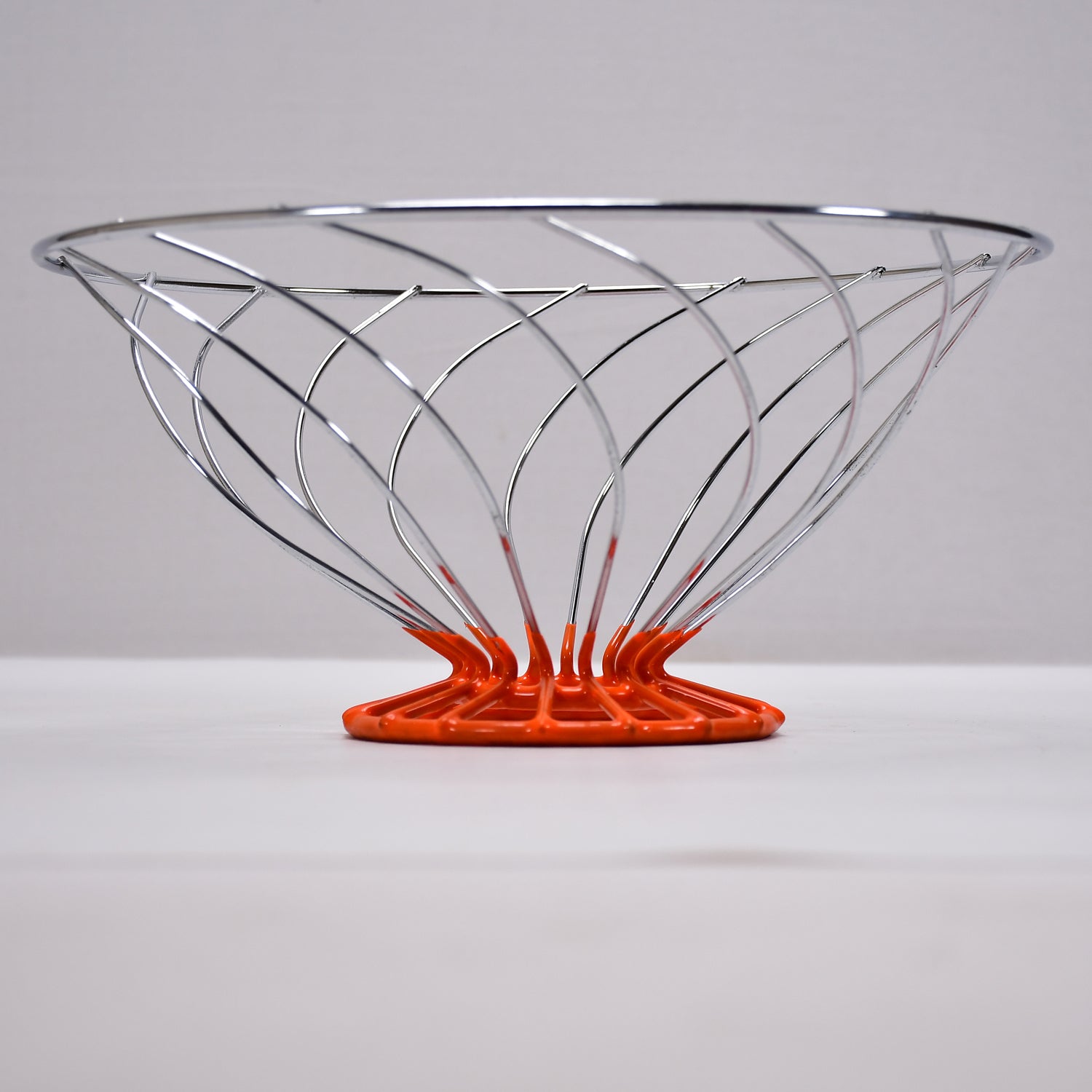 5116 Stainless Steel Round Fruit Basket For Home Use 