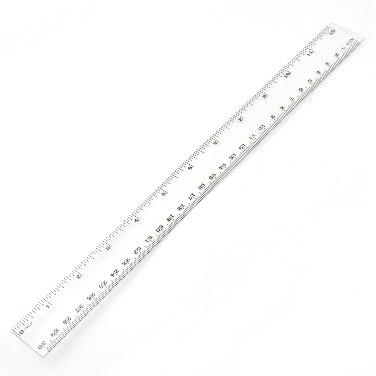 7922 TRANSPARENT RULER, PLASTIC RULERS, FOR SCHOOL CLASSROOM, HOME, OR OFFICE (30 Cm )