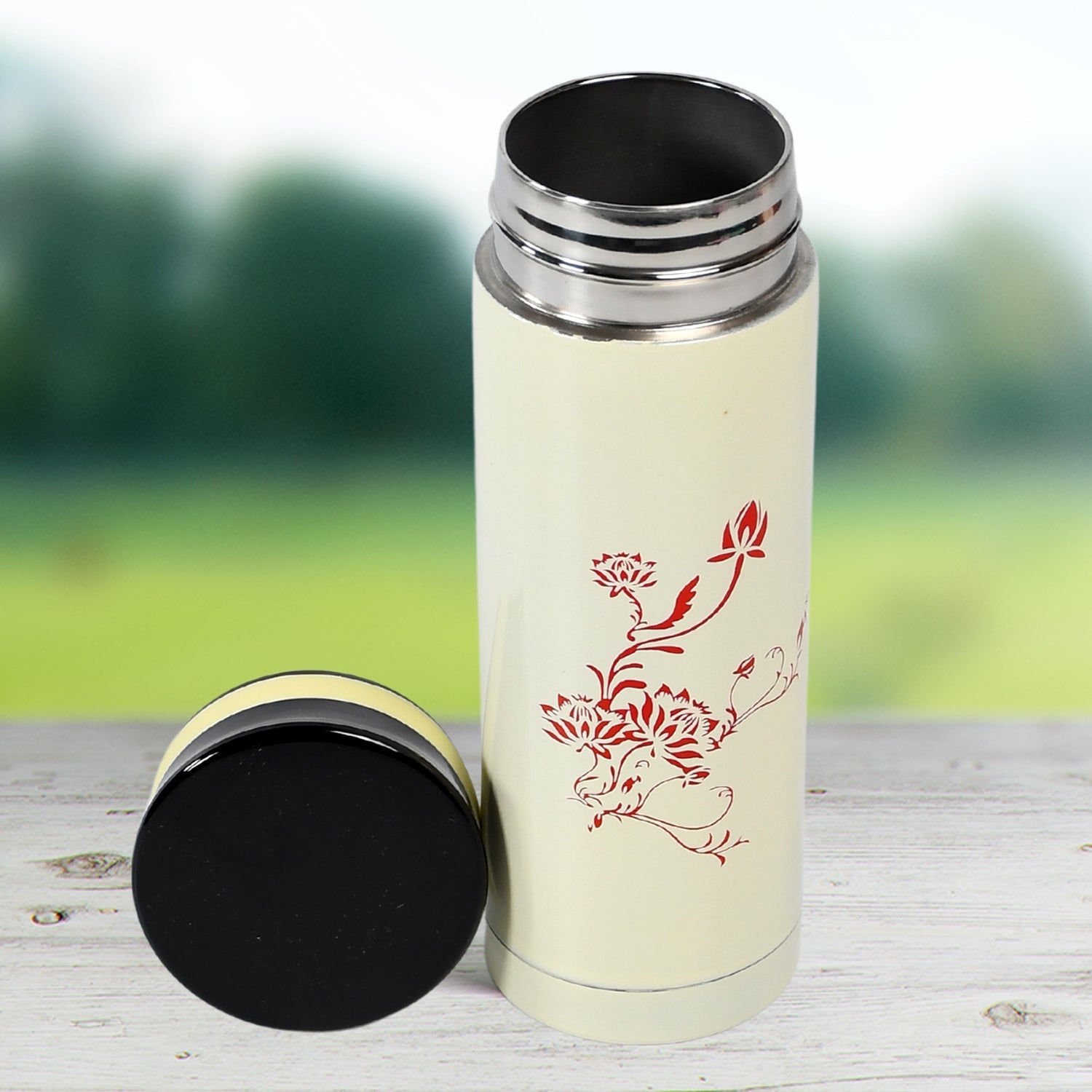 6790 Stainless Steel Thermos Water Bottle | 24 Hours Hot and Cold | Easy to Carry | Rust & Leak Proof | Tea | Coffee | Office| Gym | Home | Kitchen 