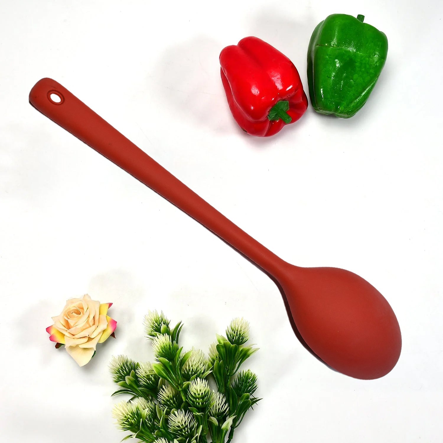 5397 Multi Purpose Heat Resistance Silicone Spatula Turner Non-Stick Silicone Kitchen Tools. 