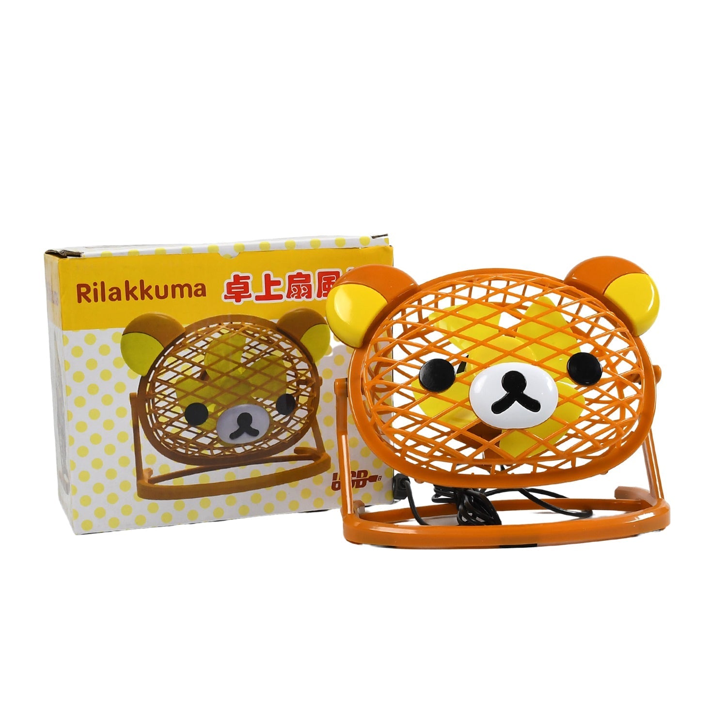 7714TEDDY BEAR PORTABLE FAN ADJUSTABLE USB FAN SUITABLE FOR HOME , OFFICE , CAR, & MULTI USE FAN 