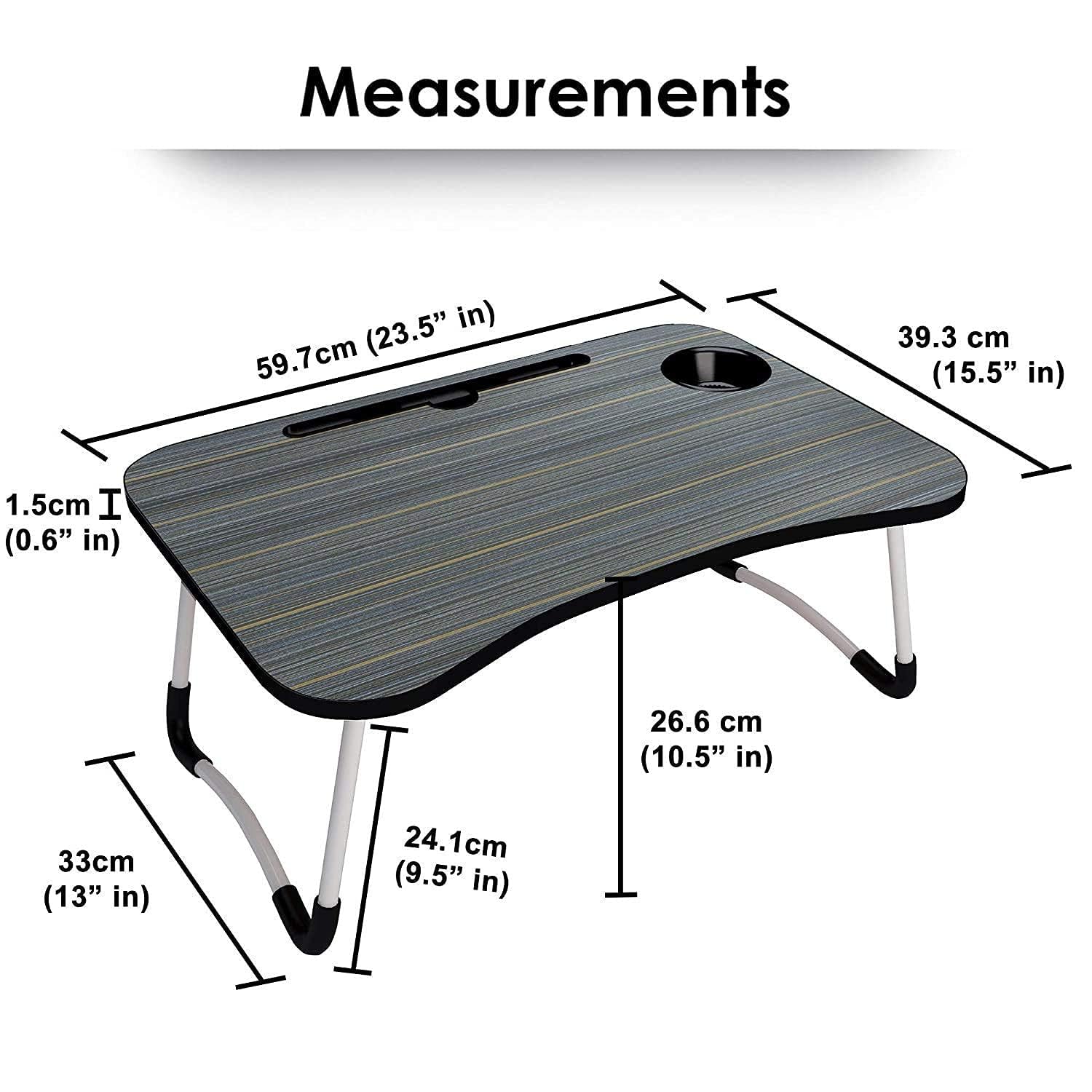 4492 Multi-Purpose Laptop Desk for Study and Reading with Foldable Non-Slip Legs Reading Table Tray , Laptop Table ,Laptop Stands, Laptop Desk, Foldable Study Laptop Table 