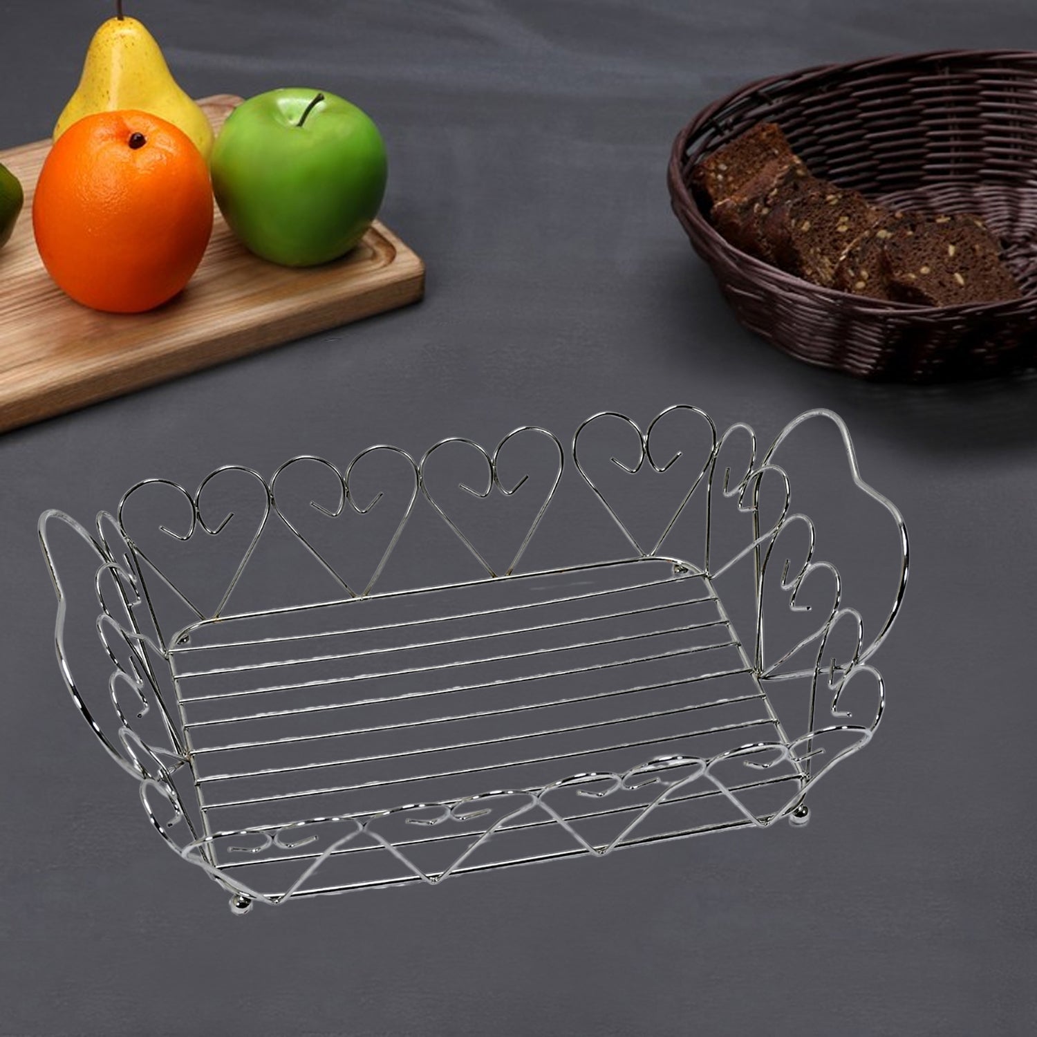 5133 Fruit Bowl Basket Tray Holder For Home & Kitchen Use ( 1 pcs ) 