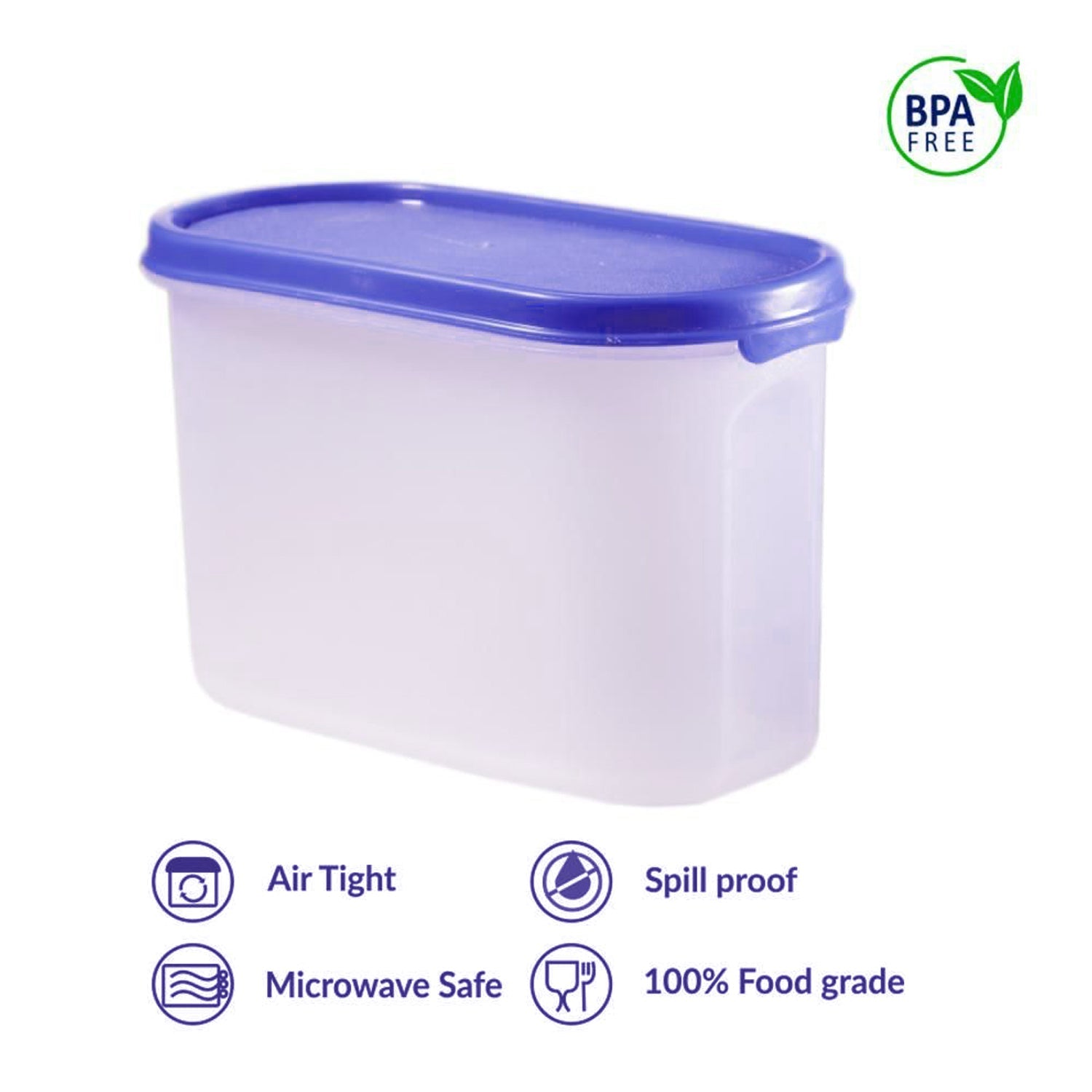 2622 Kitchen Storage Container for Multipurpose Use (1000ml) (Pack of 4) 