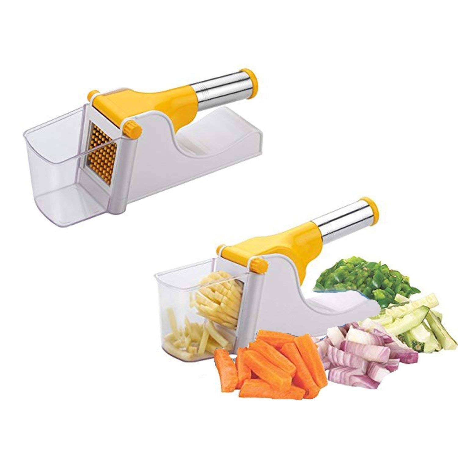 0114L French Fry Chipser / Chips Slicer / Potato Chipser /Chips Maker Machine/Potato Slicer with Container 