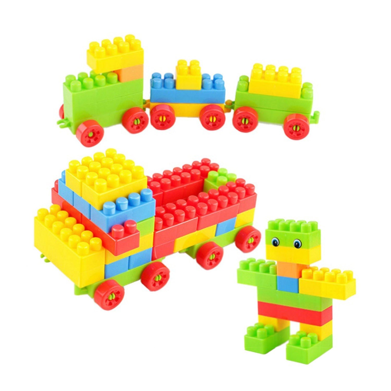 8077 60pc Building Blocks Early Learning Educational Toy for Kids 