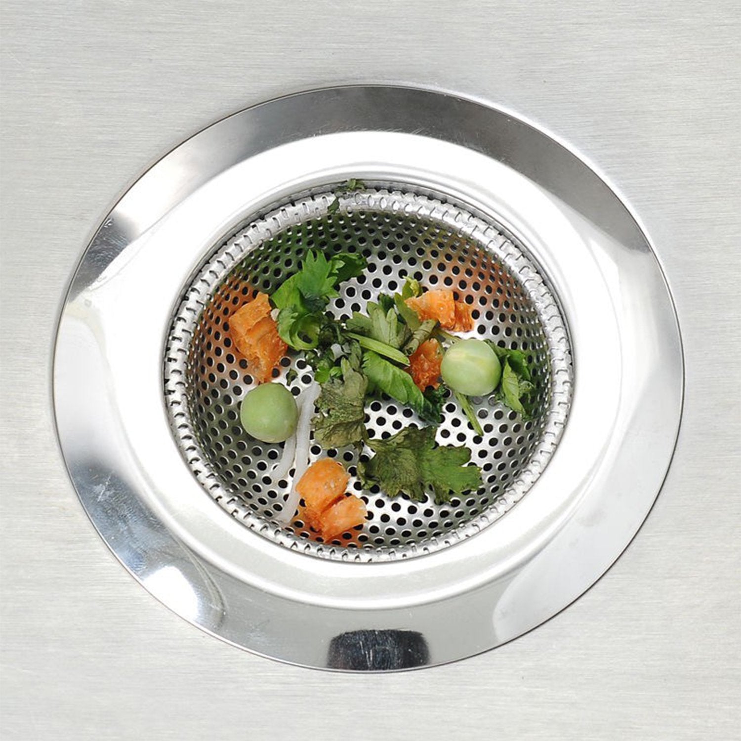 4748 Stainless Steel Sink/Wash Basin Drain Strainer (1Pc Only) 