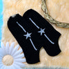 6364 1PAIR SOCKS PRINTED TRENDY MULTIPLE DESIGNER SOCKS. 