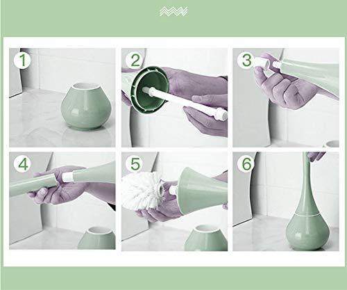 0223 -2 in 1 Plastic Cleaning Brush Toilet Brush with Holder 