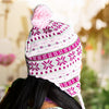 6332  Toddler female Winter Warm Knit Hat Beanie Cap 