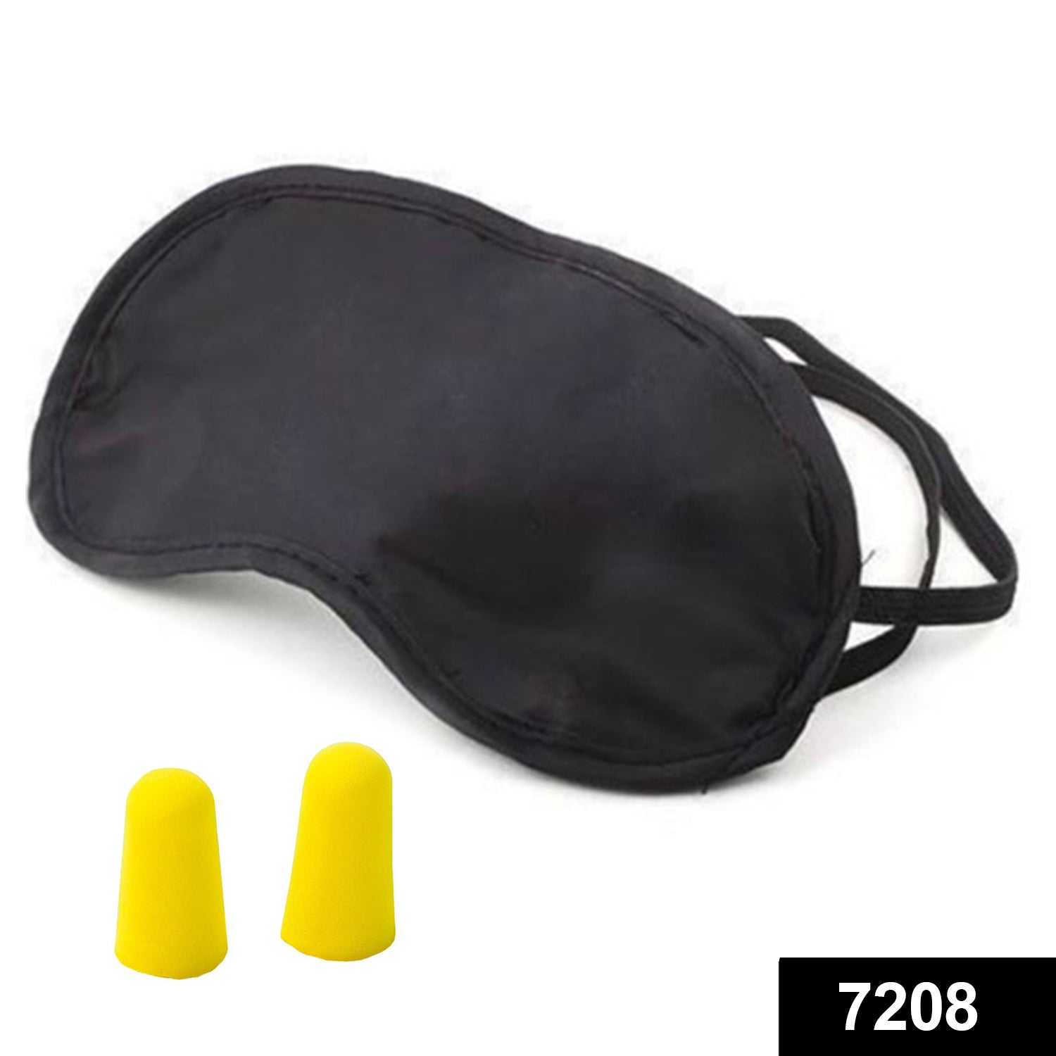 7208 Super Smooth Sleep Mask Eye Cover with earplugs 