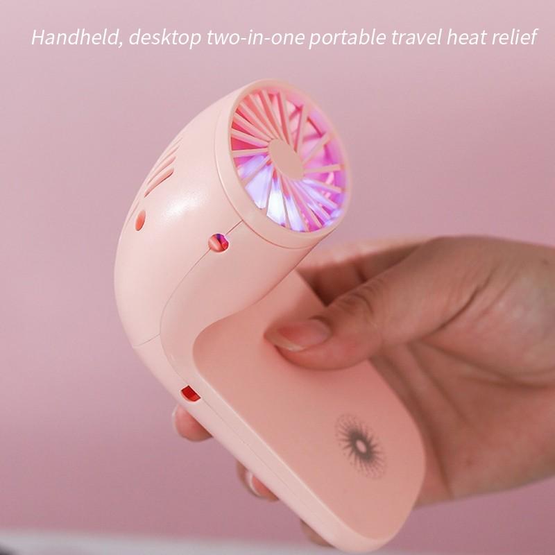 4814 Portable Mobile Phone Holder Fan  Personal Fan Multi- Function Fan Handheld Charging Fan 