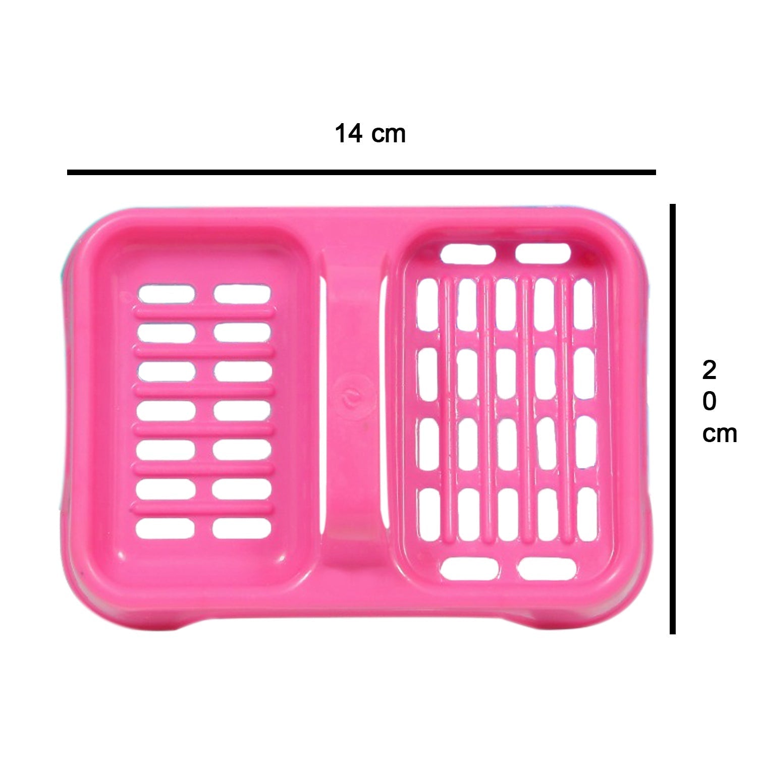 1127 2 in 1 Soap keeping Plastic Case for Bathroom use 