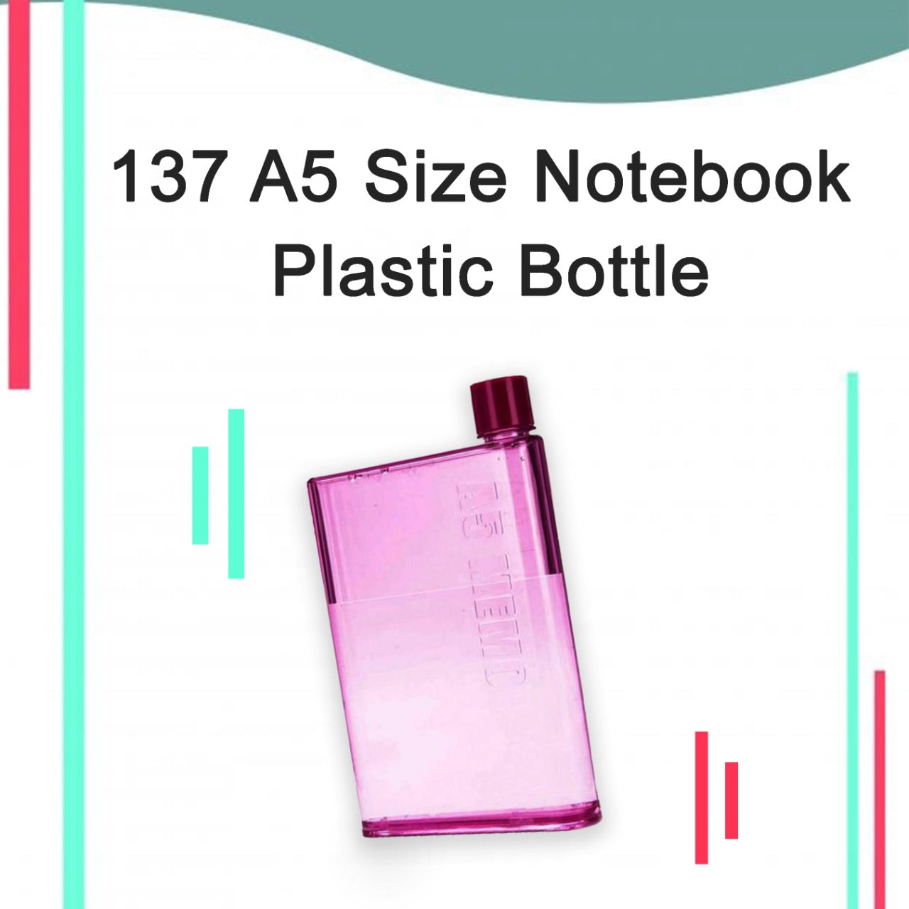 137 A5 Size Notebook Plastic Bottle (Any Color) 