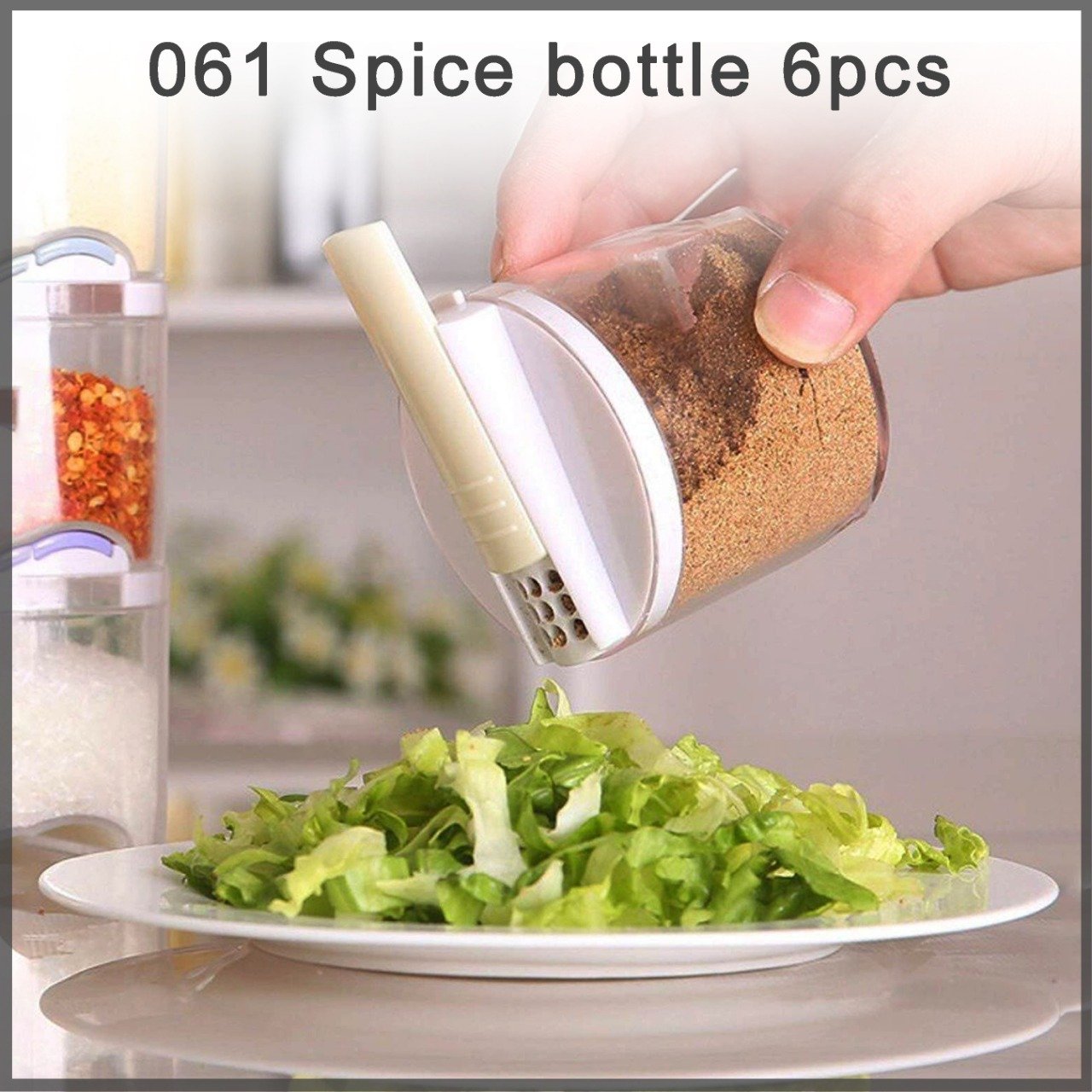 061 Spice bottle 6pcs 