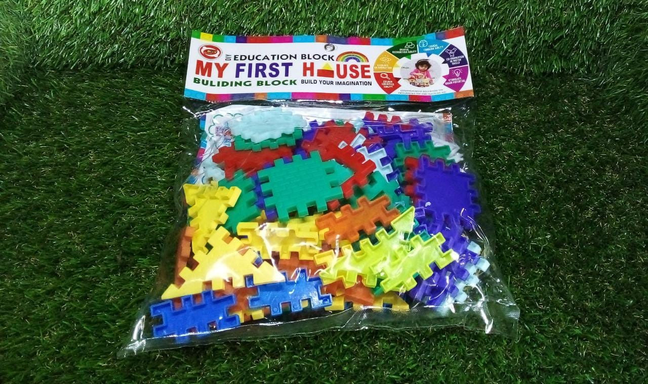 3910 72 Pc House Blocks Toy used in all kinds of household and official places specially for kids and children for their playing and enjoying purposes. 