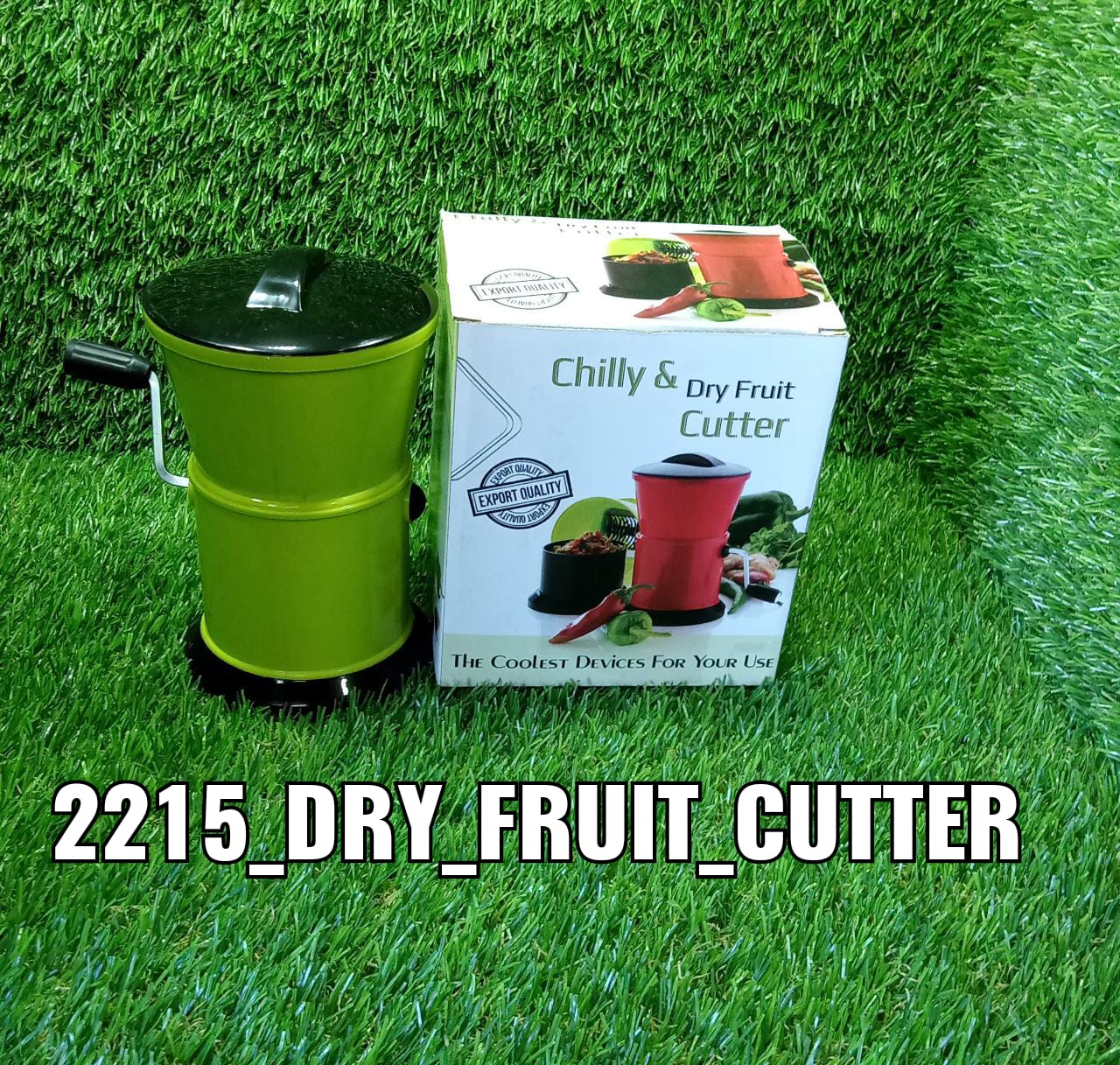 2215 Vegetable and Dry Fruit Cutter with Stainless Steel Blades 