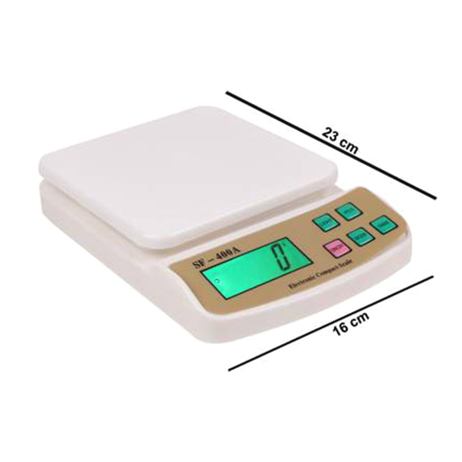 1610 Digital Multi-Purpose Kitchen Weighing Scale (SF400A) 